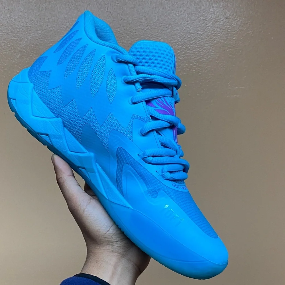 PUMA LaMelo Ball MB.01 Men’s Basketball Sneakers “Blue” Size 11